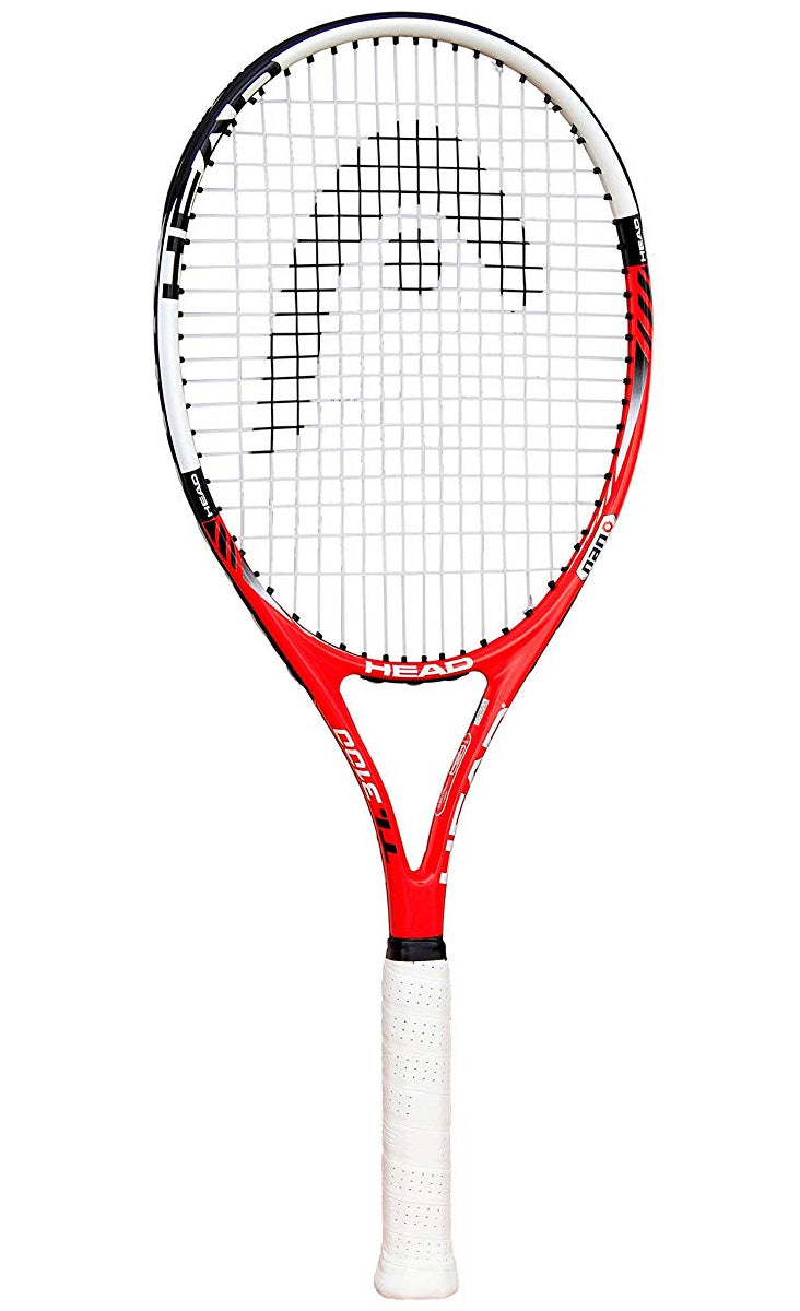 Head Titanium 3100 Strung Titanium Tennis Racquet - White/Red - Best Price online Prokicksports.com