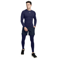 Shrey 1760 Intense Compressions Tights ,Navy - Best Price online Prokicksports.com