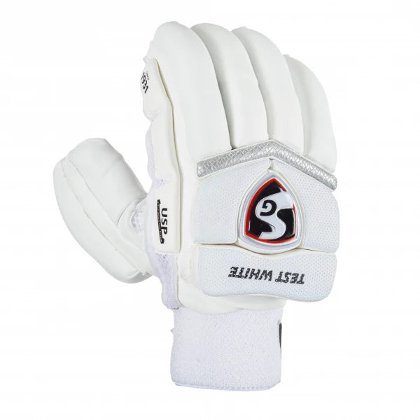 SG Test White Batting Gloves - Left Hand