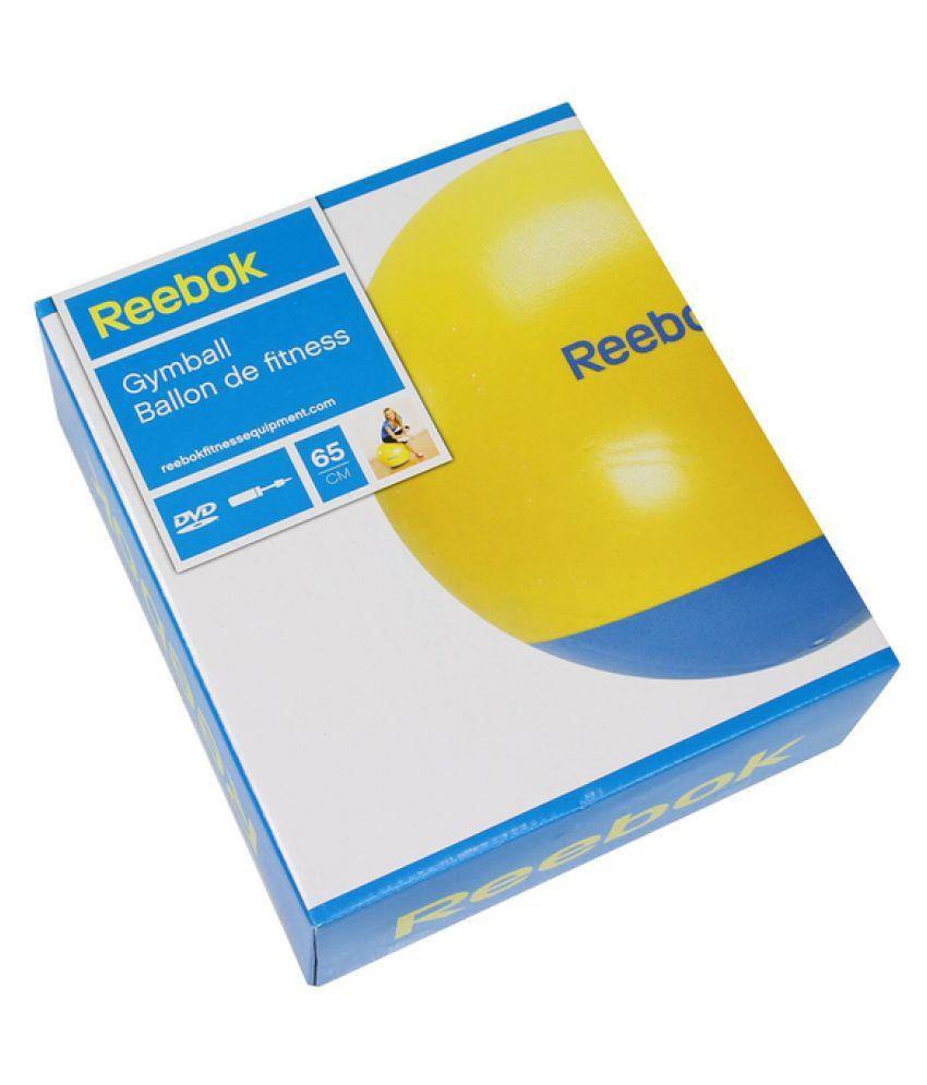 Reebok Gym Ball - 65 Cms (Two Tone) - Yellow/Cyan - Best Price online Prokicksports.com