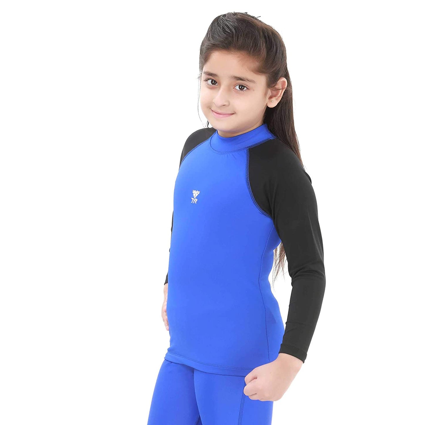 TYR Girls in Eco Long Sleeve Swimming Rashgaurd - Best Price online Prokicksports.com