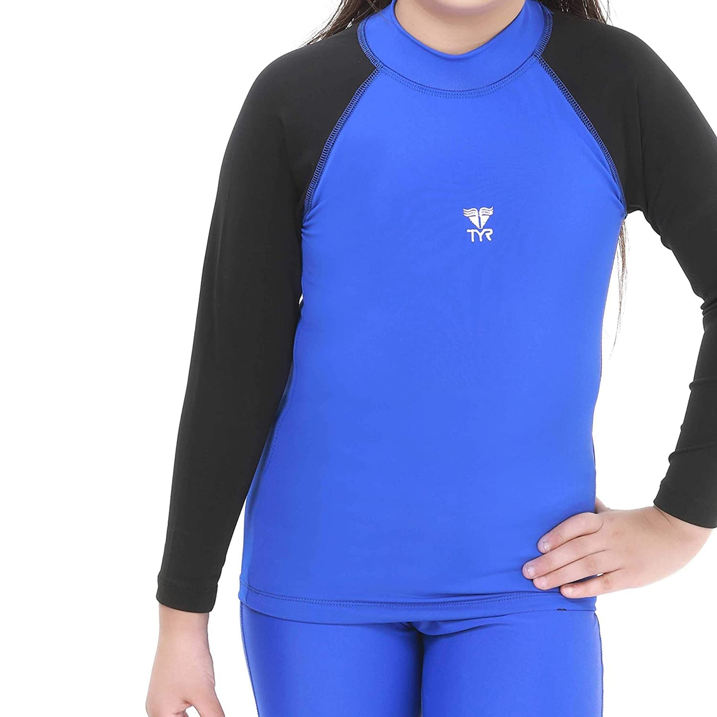 TYR Girls in Eco Long Sleeve Swimming Rashgaurd - Best Price online Prokicksports.com