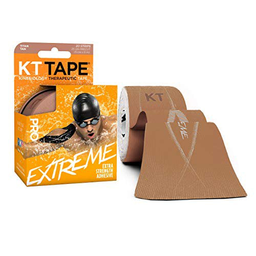 Li-Ning KT Tape Extreme Kinesiology Therapeutic Supporter 20 Strips (5cm X 5m), Beige