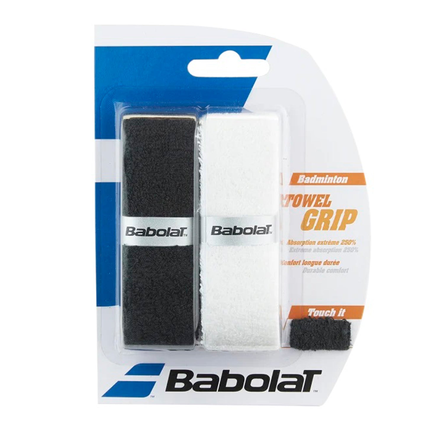 Babolat 670032 Towel Grip - White/Black - Best Price online Prokicksports.com