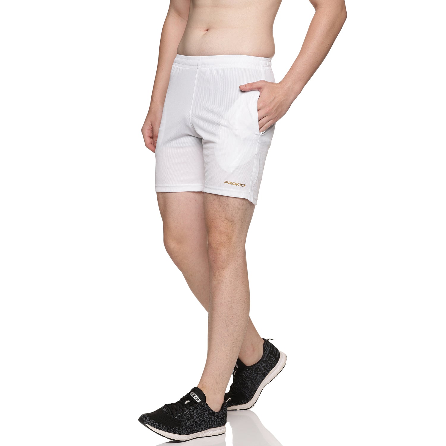 Prokick Lycra Sports Shorts for Men, White – Prokicksports