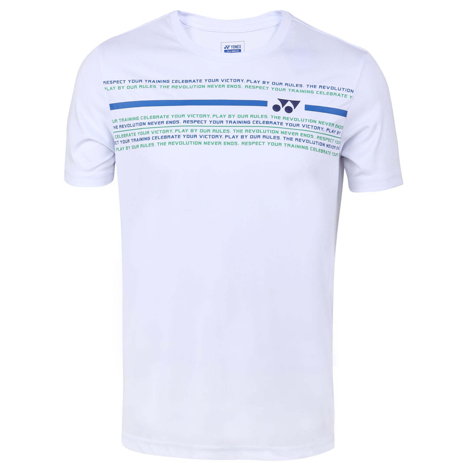 Yonex Round Neck Badminton T-Shirt, White - Best Price online Prokicksports.com