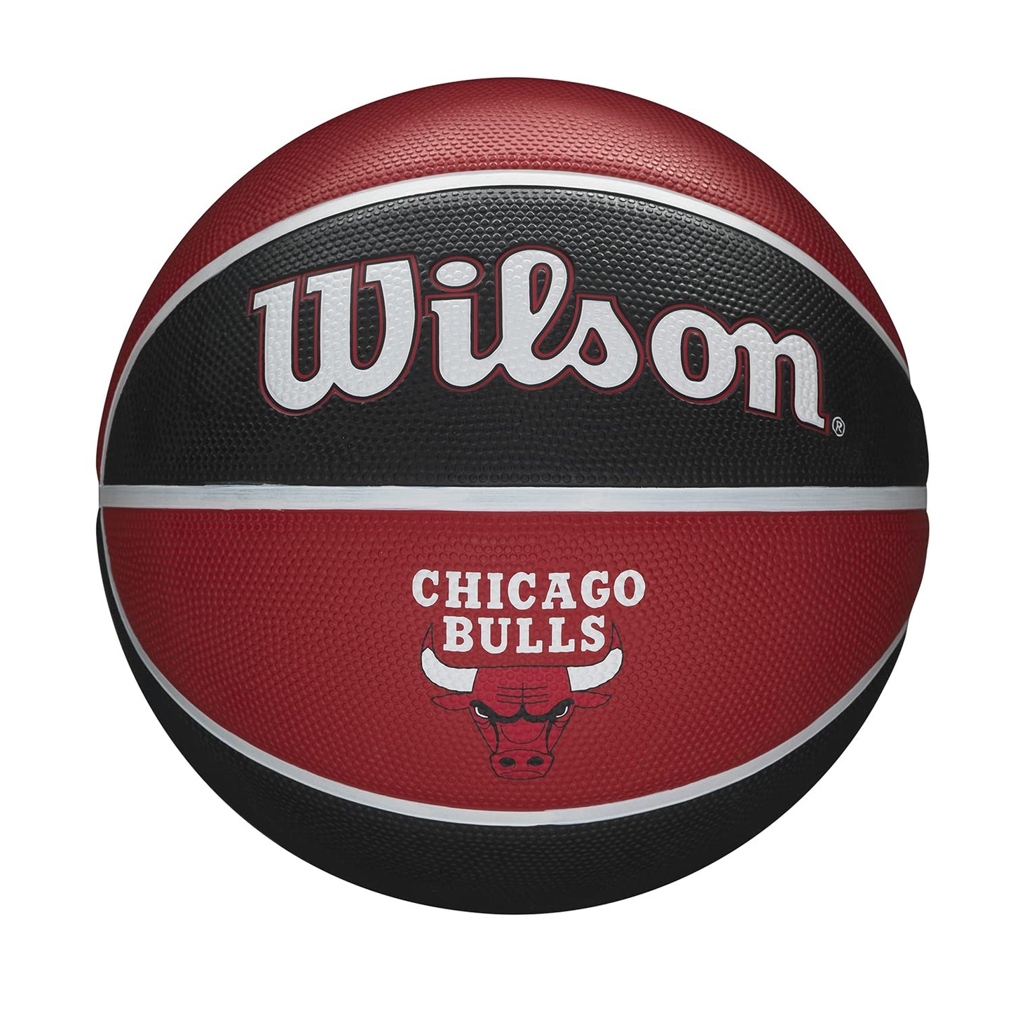 Wilson NBA Team Tribute Chicago Bulls Basketball, Size 7 (Red/Black) - Best Price online Prokicksports.com