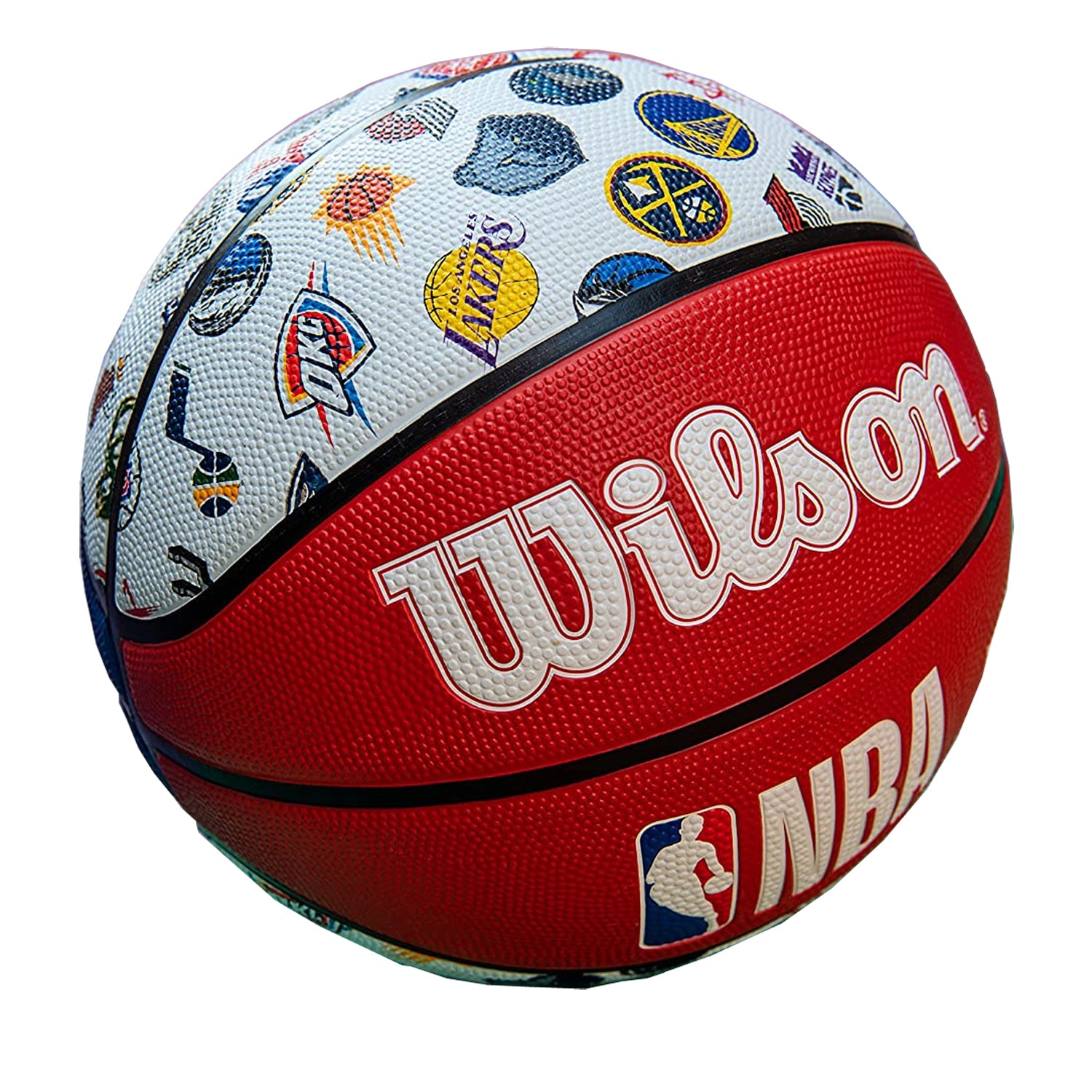 Wilson NBA All Team Basketball, Size 7 (White/Blue/Red) - Best Price online Prokicksports.com