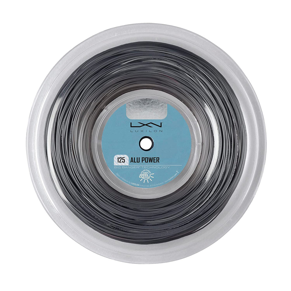 Wilson Luxilon ALU Power 16L Tennis String Reel(200M), Silver