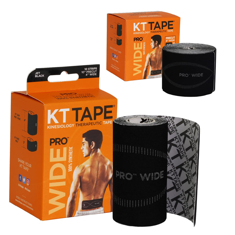 Li-Ning KT Tape Pro Wide Supporter 10 Strips - Jet Black