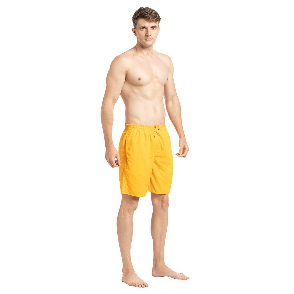 Speedo Essential 18" Watershorts for Male (Color: Mango/White) - Best Price online Prokicksports.com