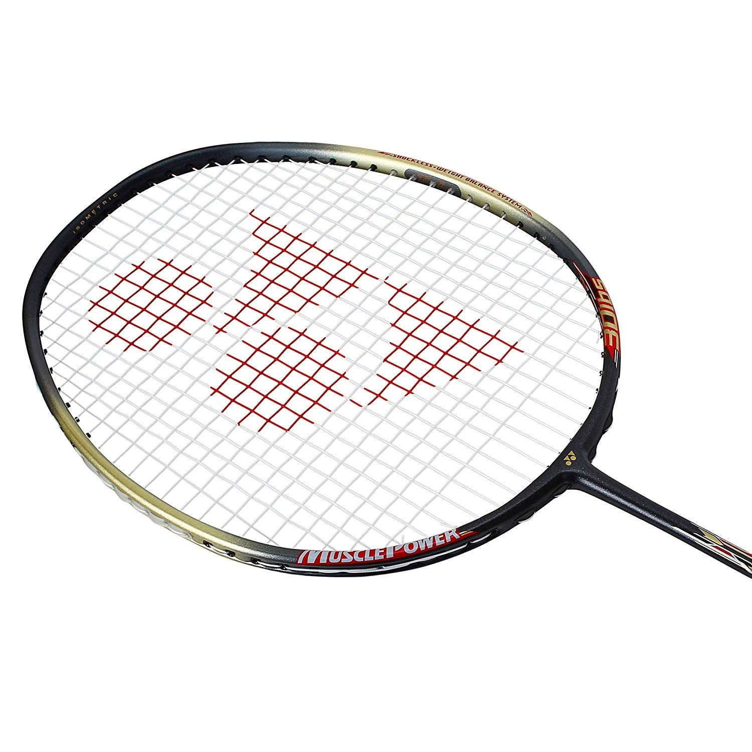 Yonex Muscle Power 55 Light Strung Badminton Racket, 4U/G5- Grey/Red - Best Price online Prokicksports.com