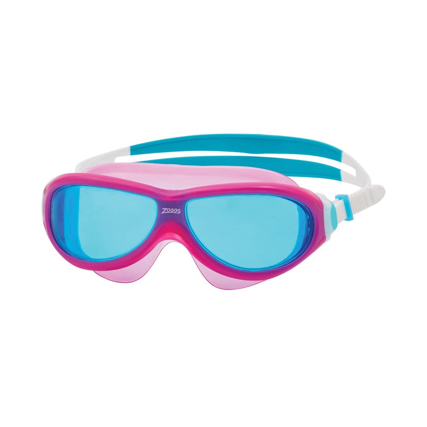 Zoggs Phantom Junior Mask Swimming Goggles, Pink/White/Tint Blue - Best Price online Prokicksports.com
