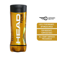 HEAD Head Tour High Altitud Tennis Ball - Best Price online Prokicksports.com