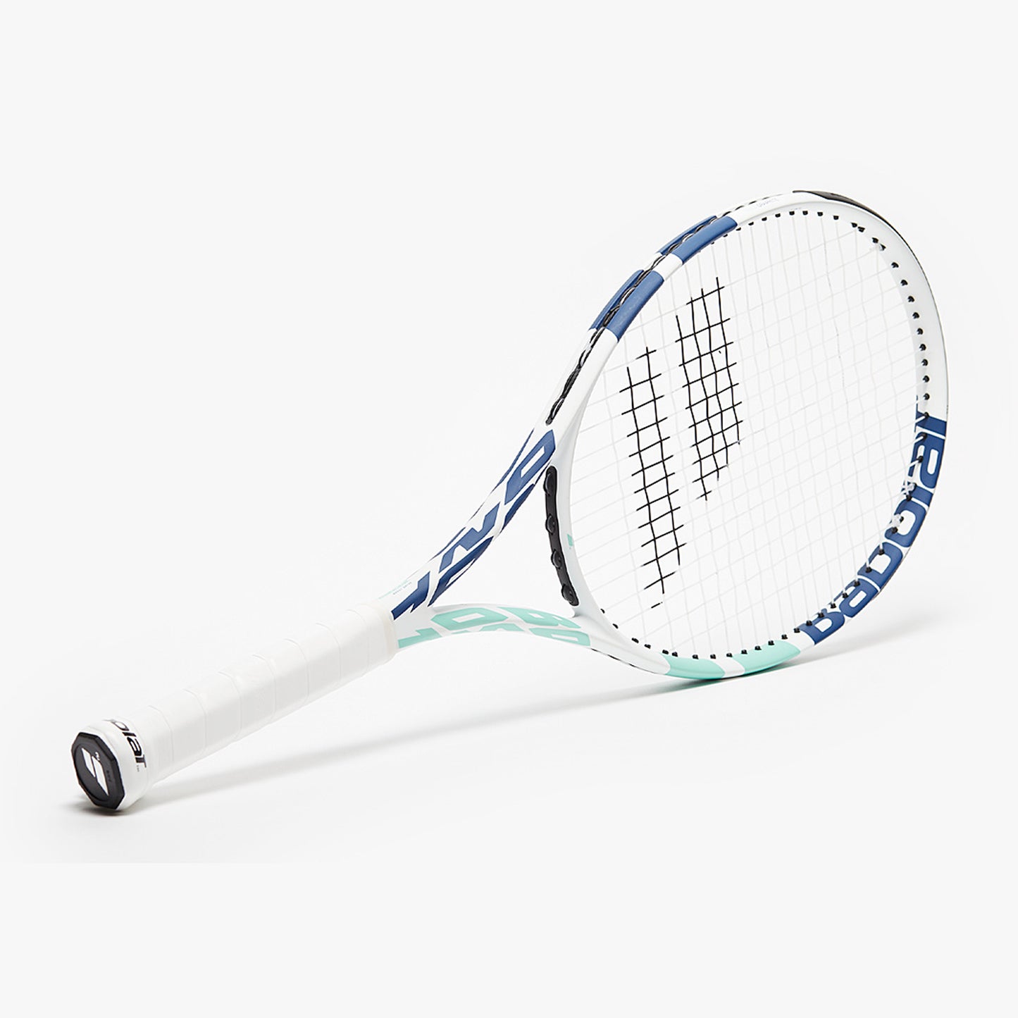 Babolat 121224 BOOST DRIVE STRUNG Tennis Racquet 4 3/8, White/Blue/Green - Best Price online Prokicksports.com
