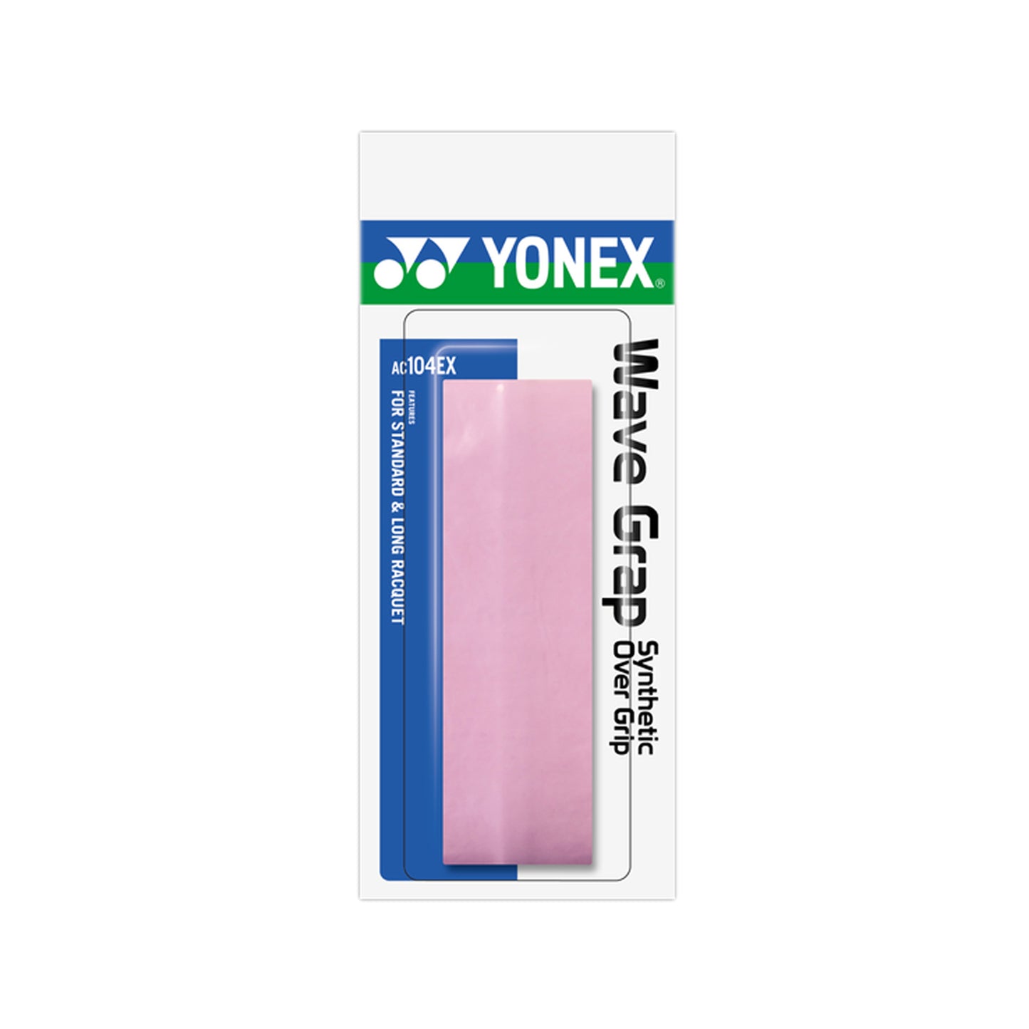 Yonex AC 104 EX Wave Grap Badminton Grip Tape - French Pink (1 Pc) - Best Price online Prokicksports.com