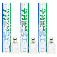 Yonex Aeroclub TR Badminton Feather Shuttlecock – 12 Pieces (Pack of 3) - Best Price online Prokicksports.com