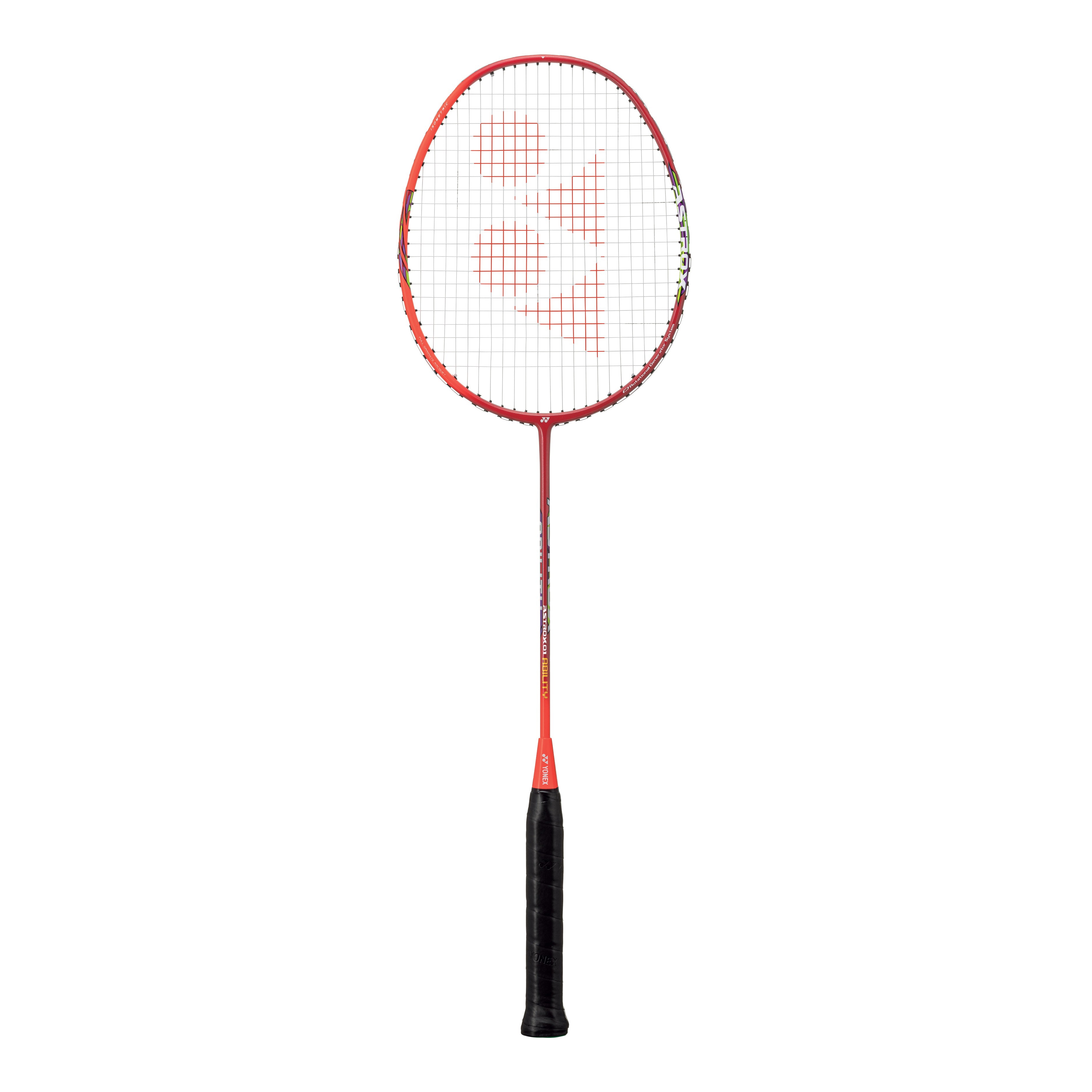 Yonex Astrox 01 Ability Strung Badminton Racquet, G4 - Red