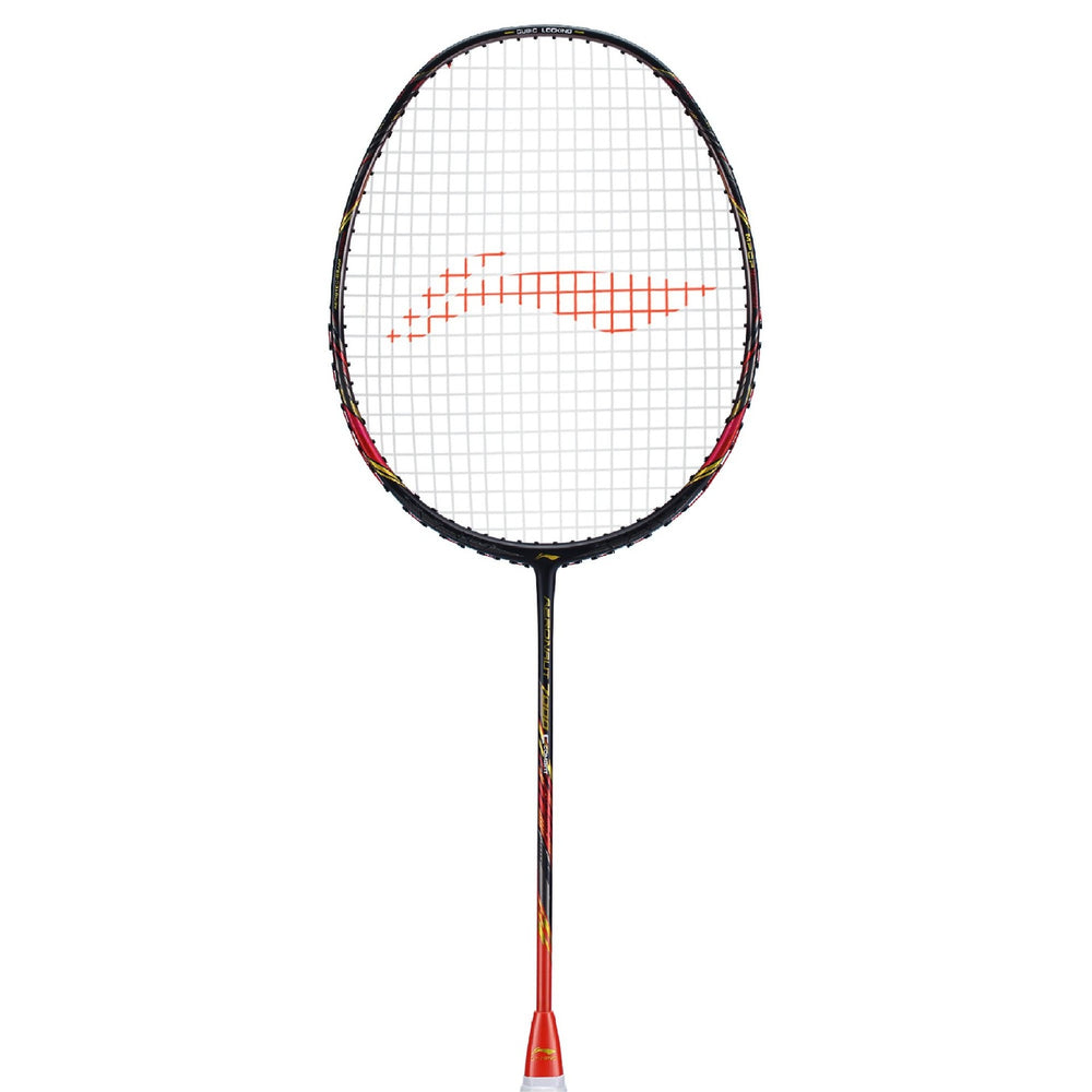 Li-Ning Aeronaut 7000C Combat Badminton Racquet - Black/Red - Best Price online Prokicksports.com
