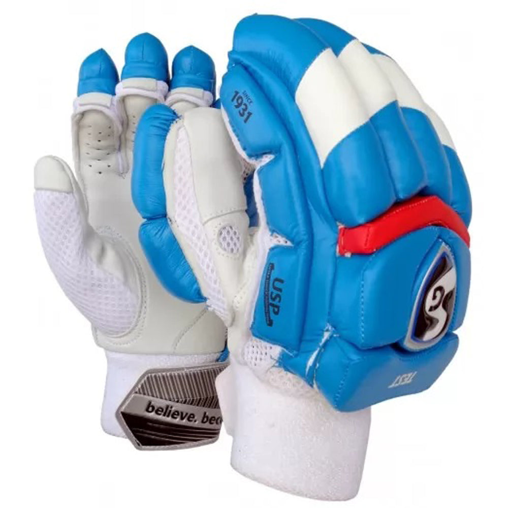 SG Test DC Batting Gloves - Left Hand, Navy/White