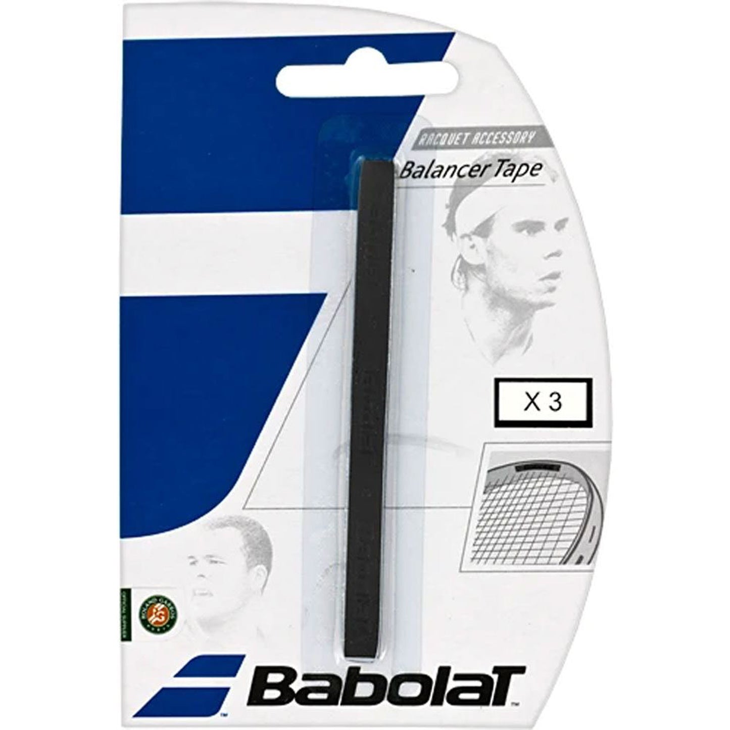 Babolat Balancer Tape 3x3 - Black - Best Price online Prokicksports.com
