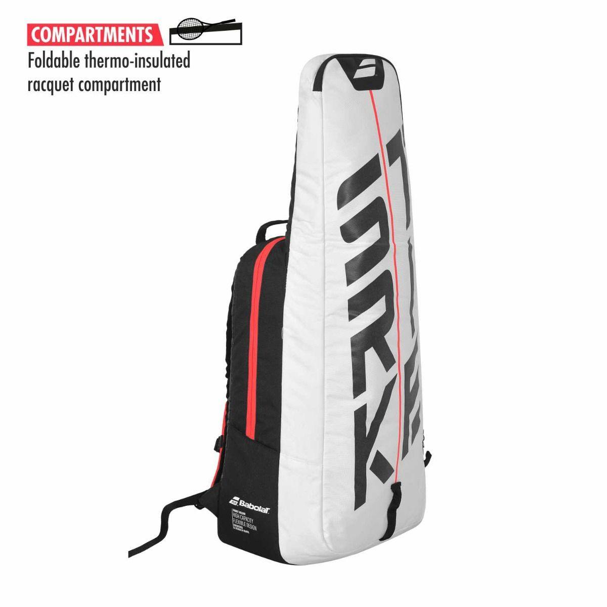 Babolat Pure Strike Tennis Backpack White Red Prokicksports