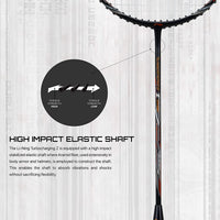 Li-Ning Turbo Charging Z Combat Badminton Racquet -Black/Copper - Best Price online Prokicksports.com