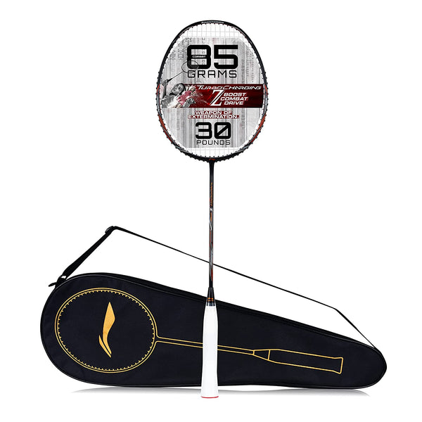 Li-Ning Turbo Charging Z Combat Badminton Racquet -Black/Copper