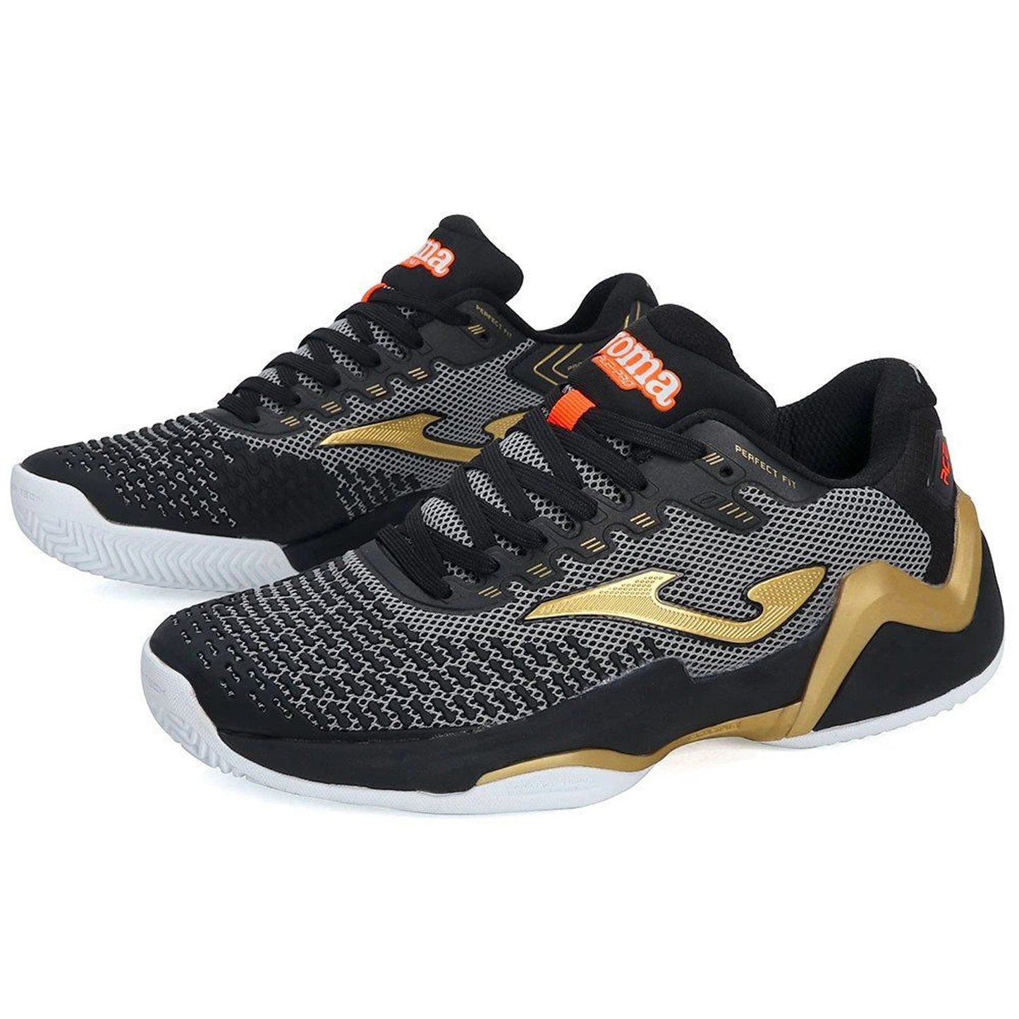 Joma Ace Pro Men 2101 Tennis Shoe, , Black/Gold - Best Price online Prokicksports.com