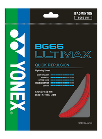 Yonex BG 66 Ultimax Badminton Strings, 0.65mm - Best Price online Prokicksports.com