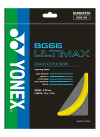 Yonex BG 66 Ultimax Badminton Strings, 0.65mm - Best Price online Prokicksports.com