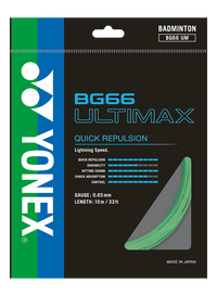 Yonex BG 66 Ultimax Badminton Strings, 0.65mm - Best Price online Prokicksports.com