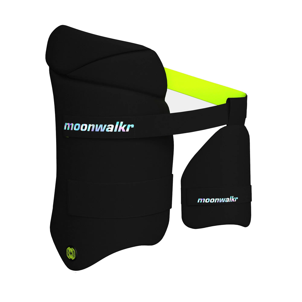Moonwalkr Left Hand Combo Thigh Guard 2.0 Black