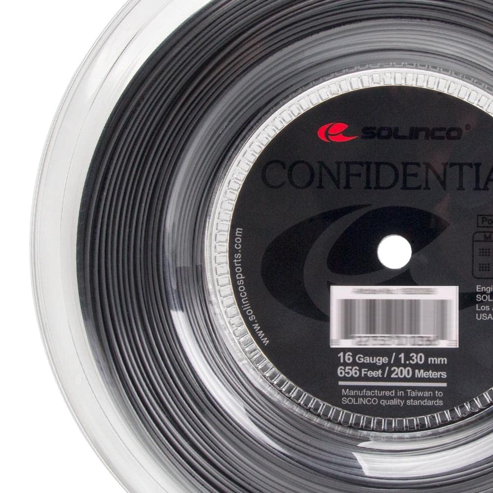 Solinco Confidential 200M Tennis String Reel, Grey - Best Price online Prokicksports.com