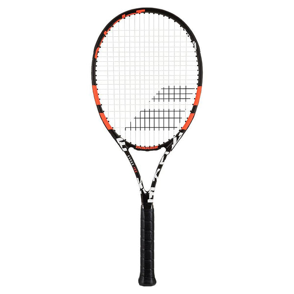 Babolat 121223 Evoke 105 Strung Tennis Racquet -Black/Orange