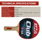 Stag Club Table Tennis Racket, Red/Black - Best Price online Prokicksports.com