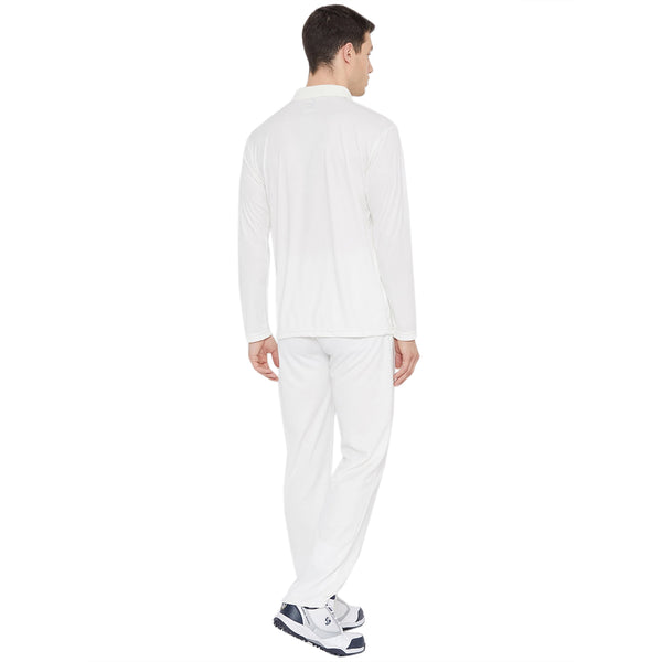 SG Club Full Sleeves Cricket Combo for Juniors, White