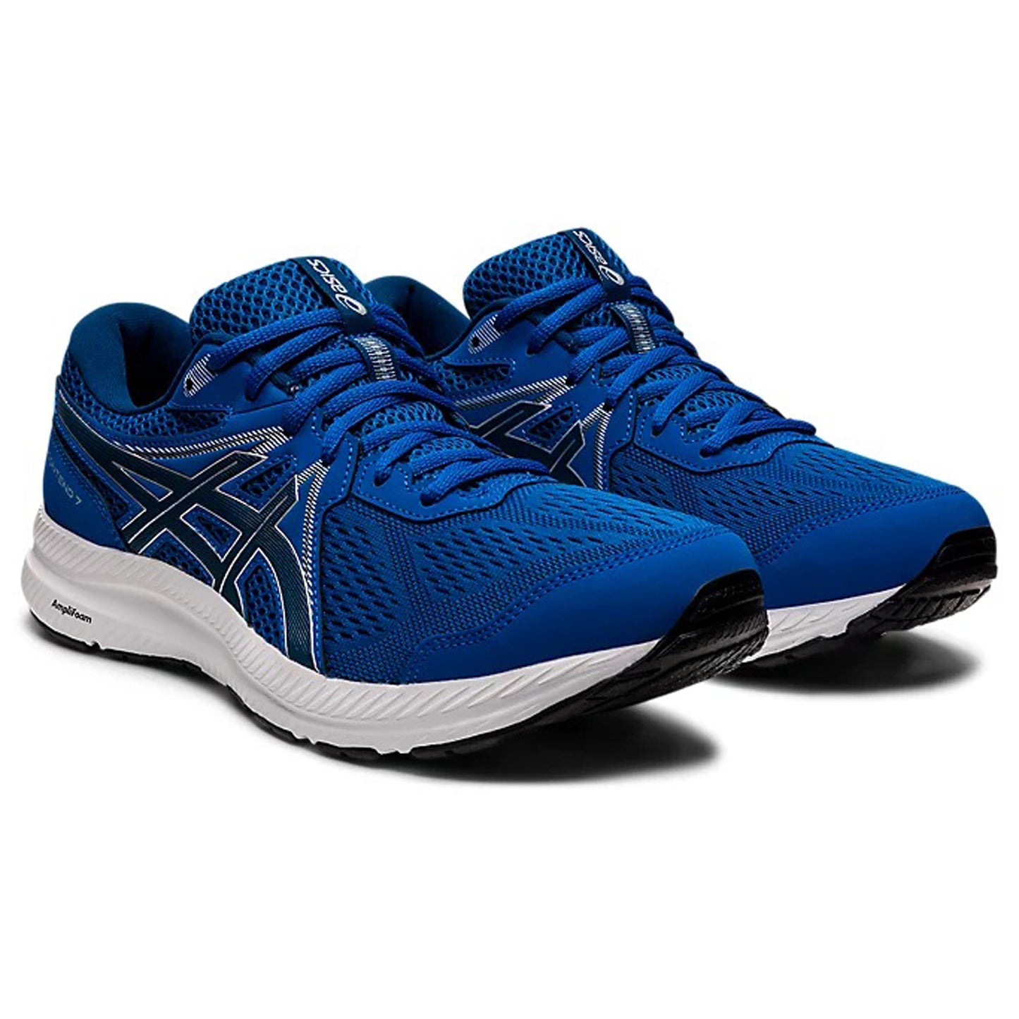 Asics GEL-CONTEND 7 Men's Running Shoes, Lake Drive/Mako Blue - Best Price online Prokicksports.com
