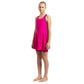 Speedo Racerback Swimdress with Boyleg for Girls (Color: Electric Pink/True Navy) - Best Price online Prokicksports.com