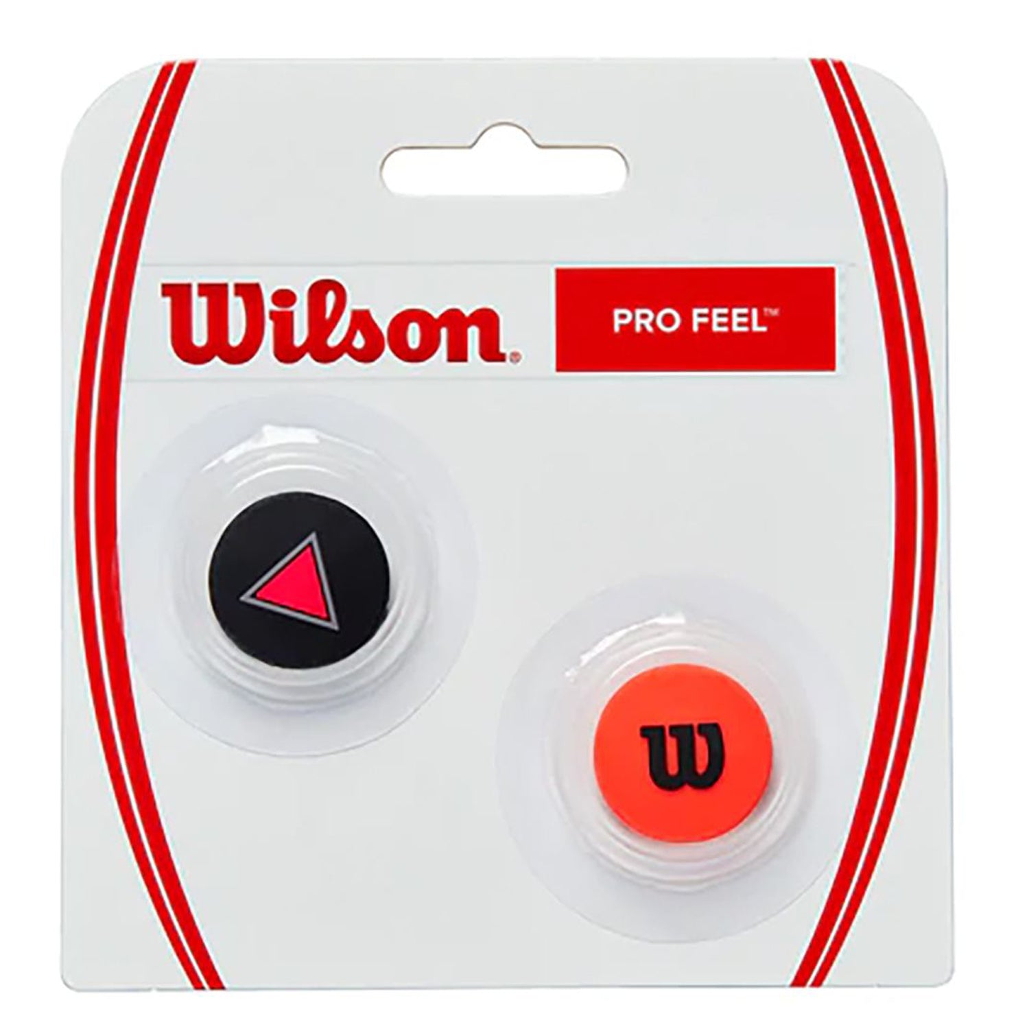 Wilson Pro Feel Clash Dampaner(pack of 2), Black/Red - Best Price online Prokicksports.com