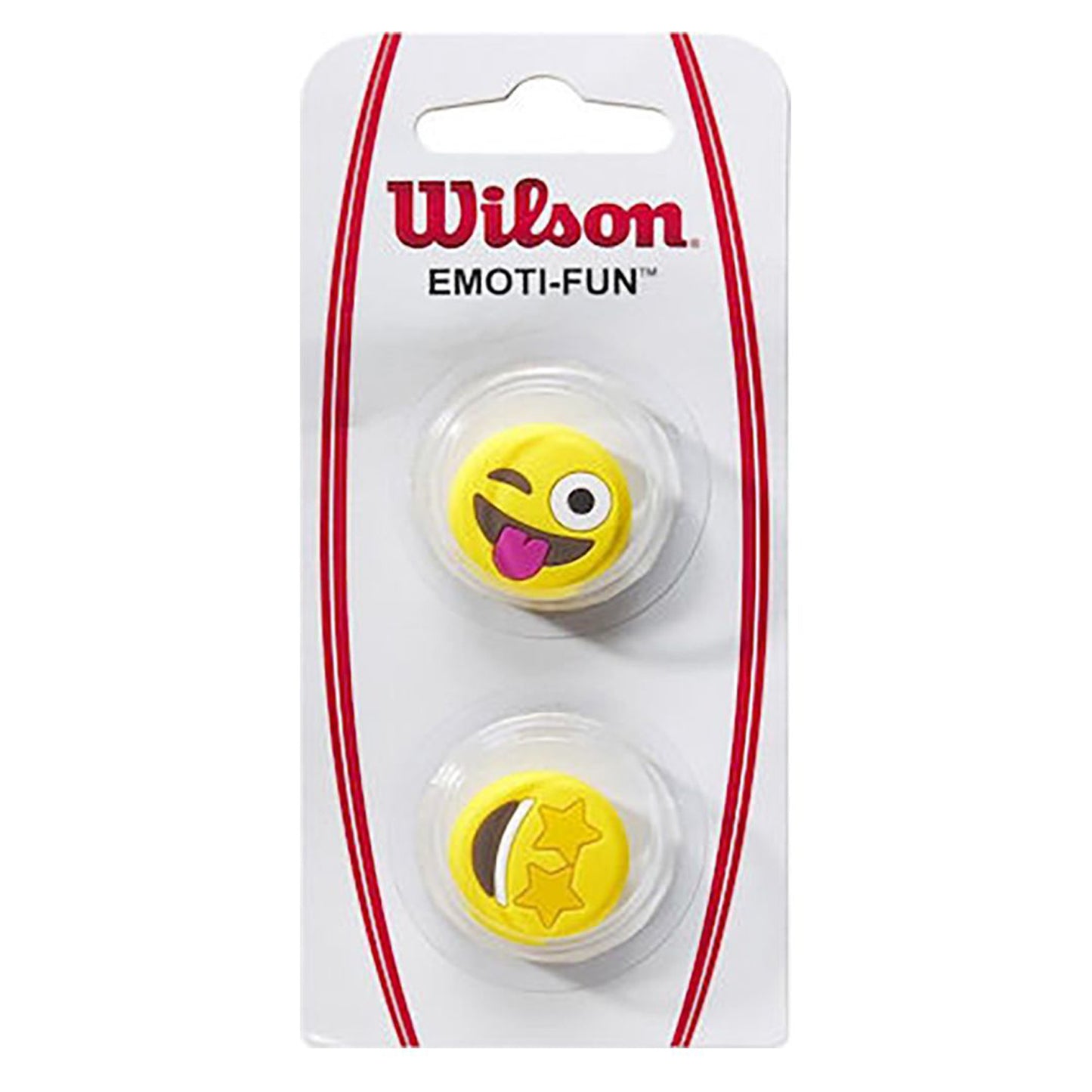 Wilson Winking Tongue Out/Star Eyes Dampaner(pack of 2), Yellow - Best Price online Prokicksports.com