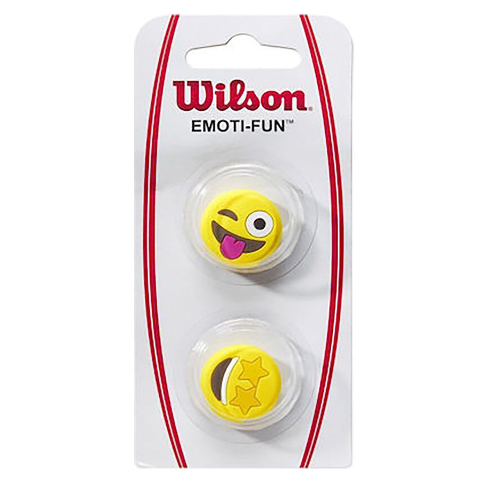Wilson Winking Tongue Out/Star Eyes Dampaner(pack of 2), Yellow