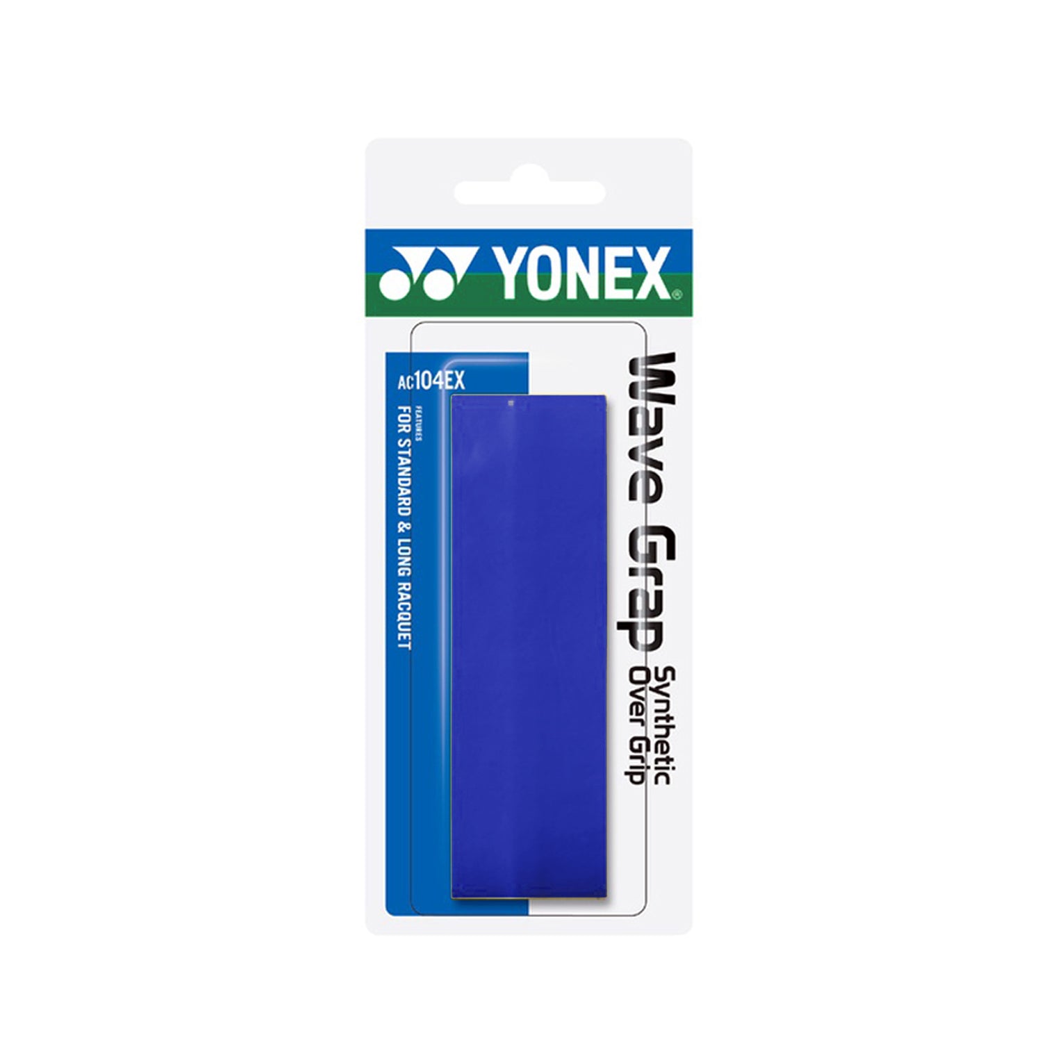 Yonex AC 104 EX Wave Grap Badminton Grip Tape - Deep Blue (1 Pc) - Best Price online Prokicksports.com