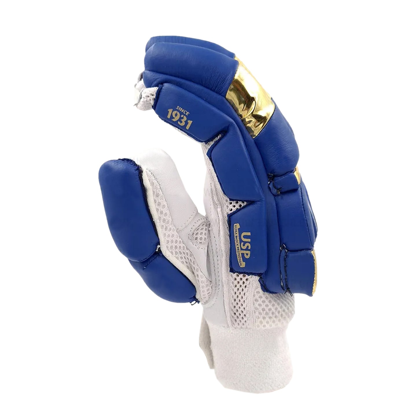 SG Test MI Batting Gloves - Left Hand, Navy/Gold - Best Price online Prokicksports.com