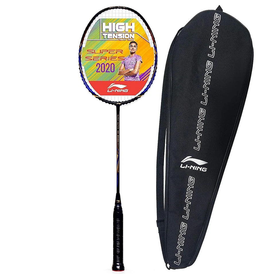 Li-Ning Super Series 2020 - (Strung) Graphite Badminton Racquet - Black/Gold - Best Price online Prokicksports.com
