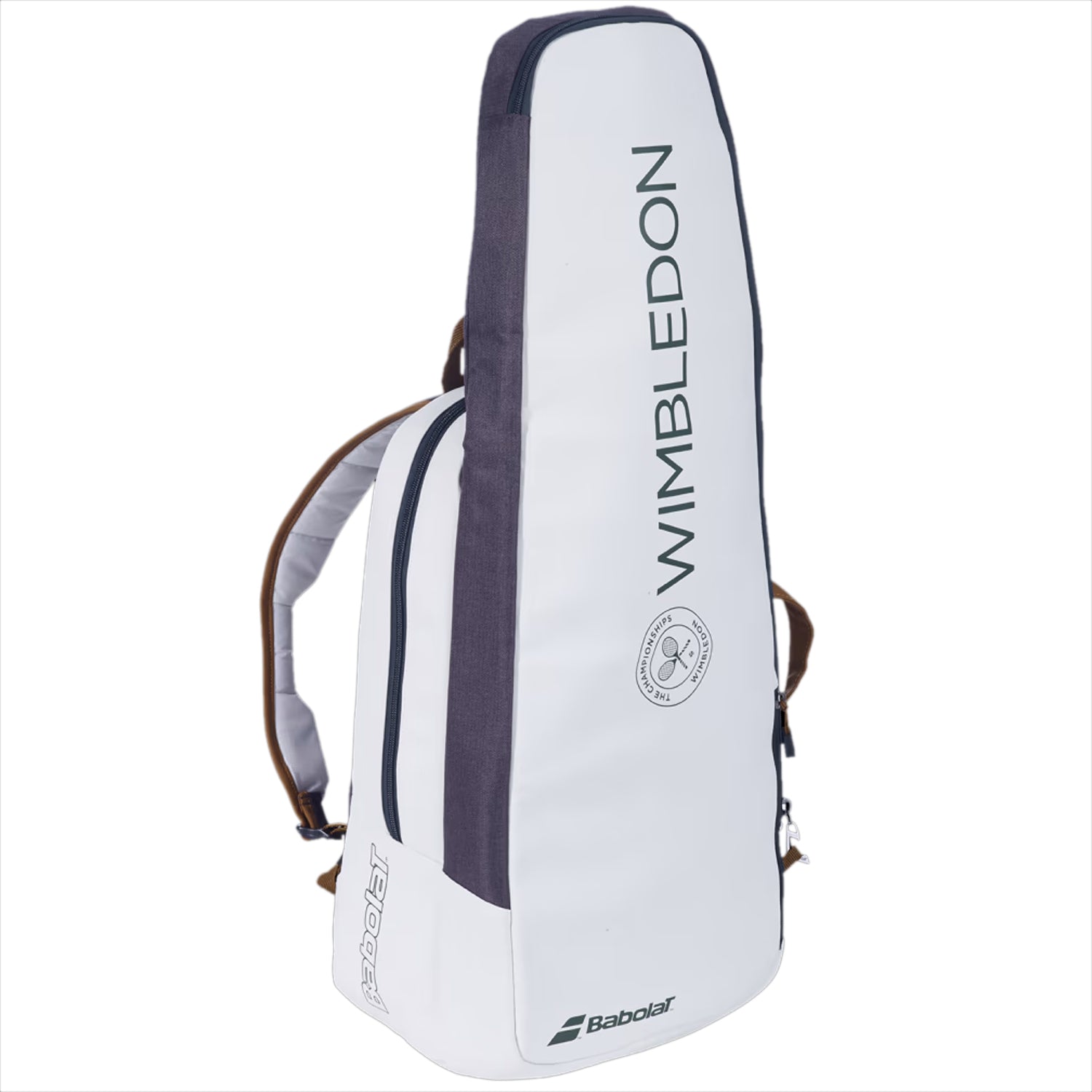 Babolat Back Pack Pure Wimbledon Tennis Kitbag White Grey