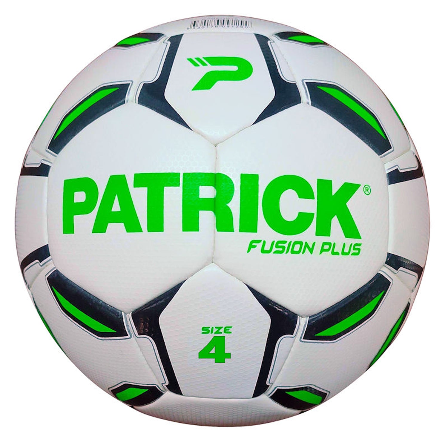 Patrick Fusion Plus Football, Size 4 (Black/Lime/Silver) - Best Price online Prokicksports.com