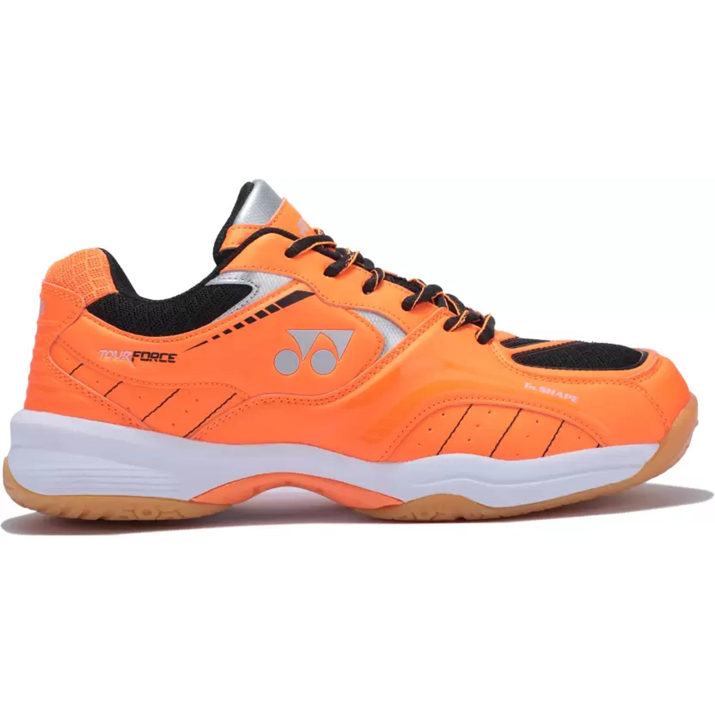 Yonex Tour Force Non Marking Badminton Shoes - Bright Orange/White - Best Price online Prokicksports.com