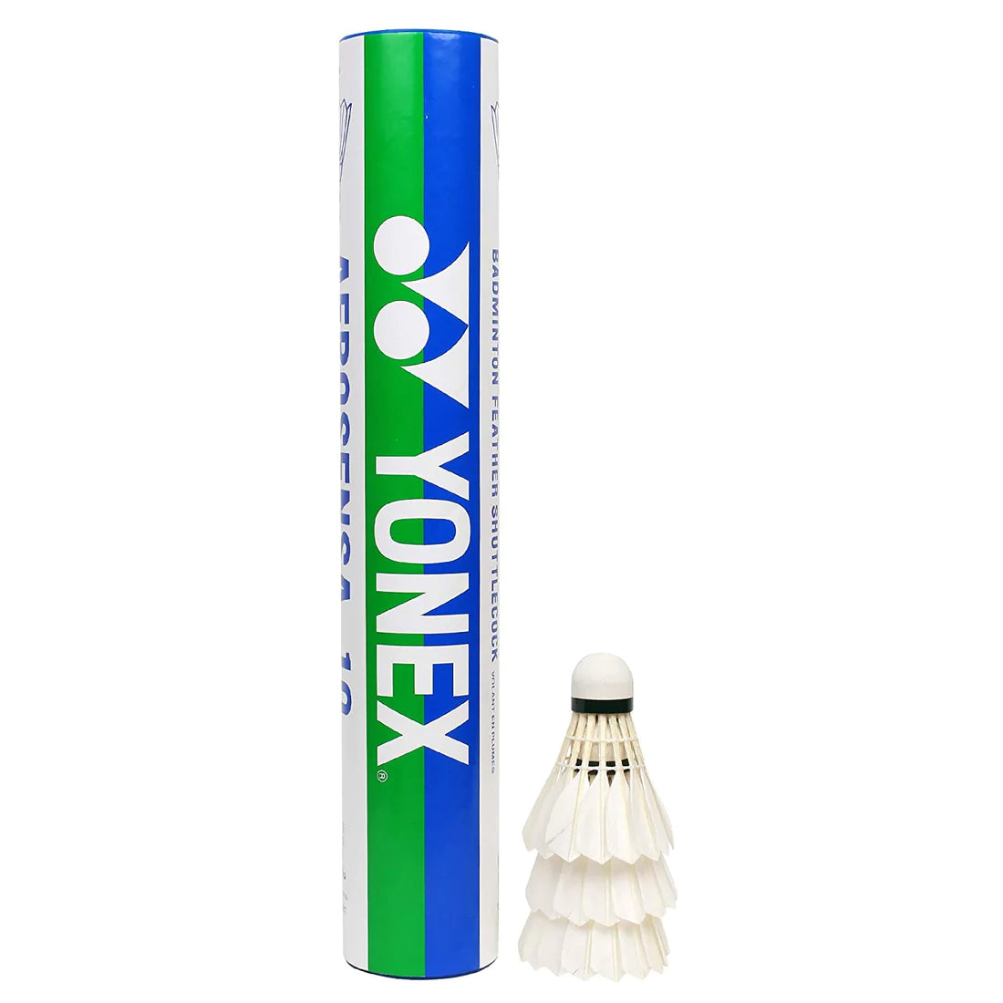 Yonex Aerosensa 10 Feather Shuttlecock, 10 Cans - Best Price online Prokicksports.com