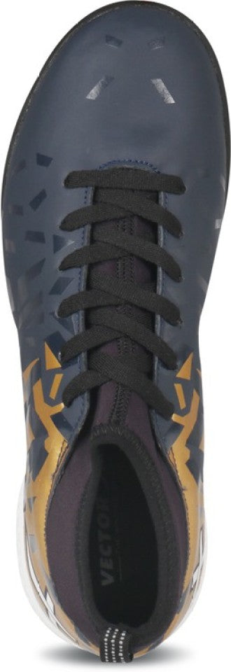 Vector X Flame Indoor Football Shoes (Navy-Gold) - Best Price online Prokicksports.com